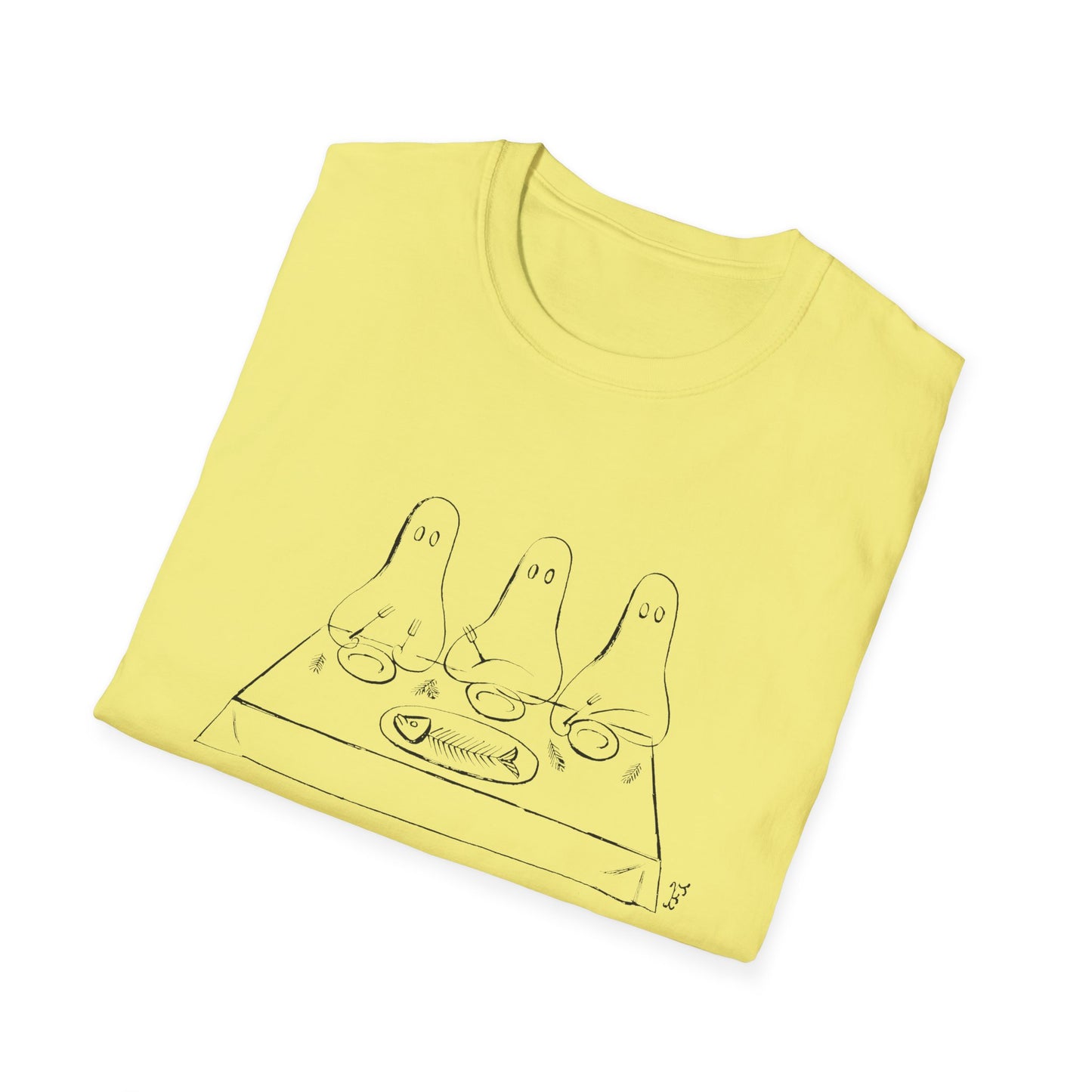 untitled ghosts illustration by jerzy flisak unknown date 70's? tshirt