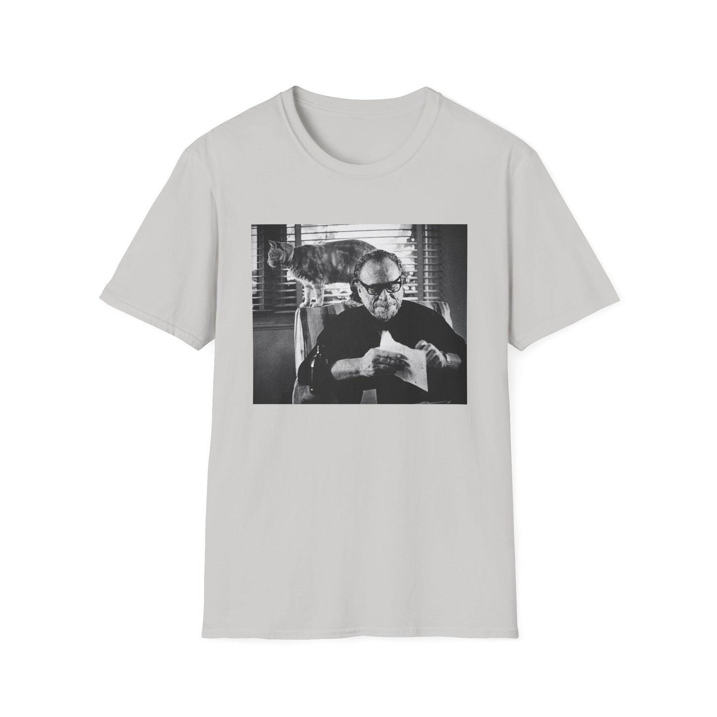 bukowski and butch the cat tshirt