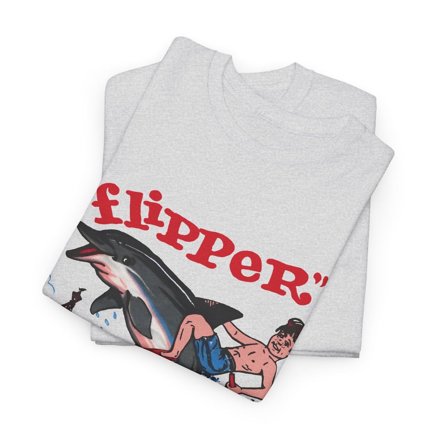 1960s miami seaquarium flipper the dolphin vintage reproduction tshirt