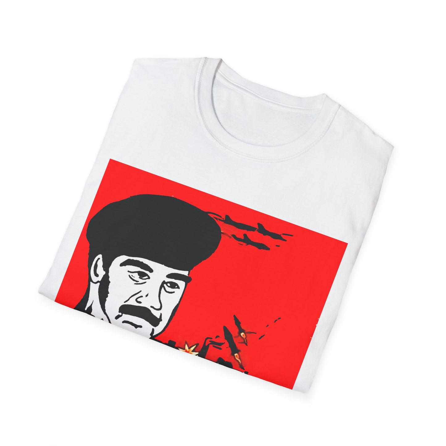 the sadam hussein game 1991 fan art tshirt