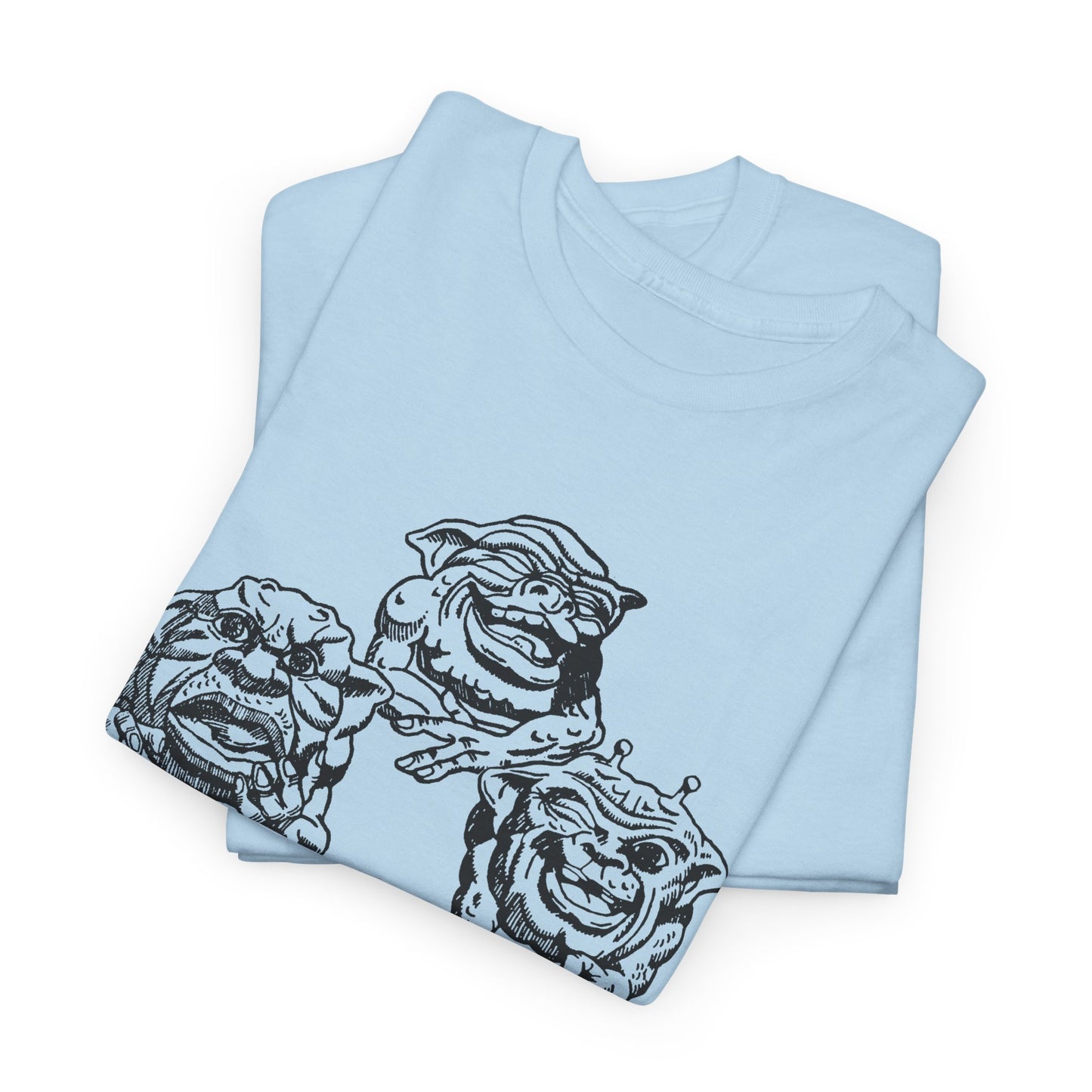 boglins vintage advertisement fan edit design featuring boint, doink, and squit tshirt