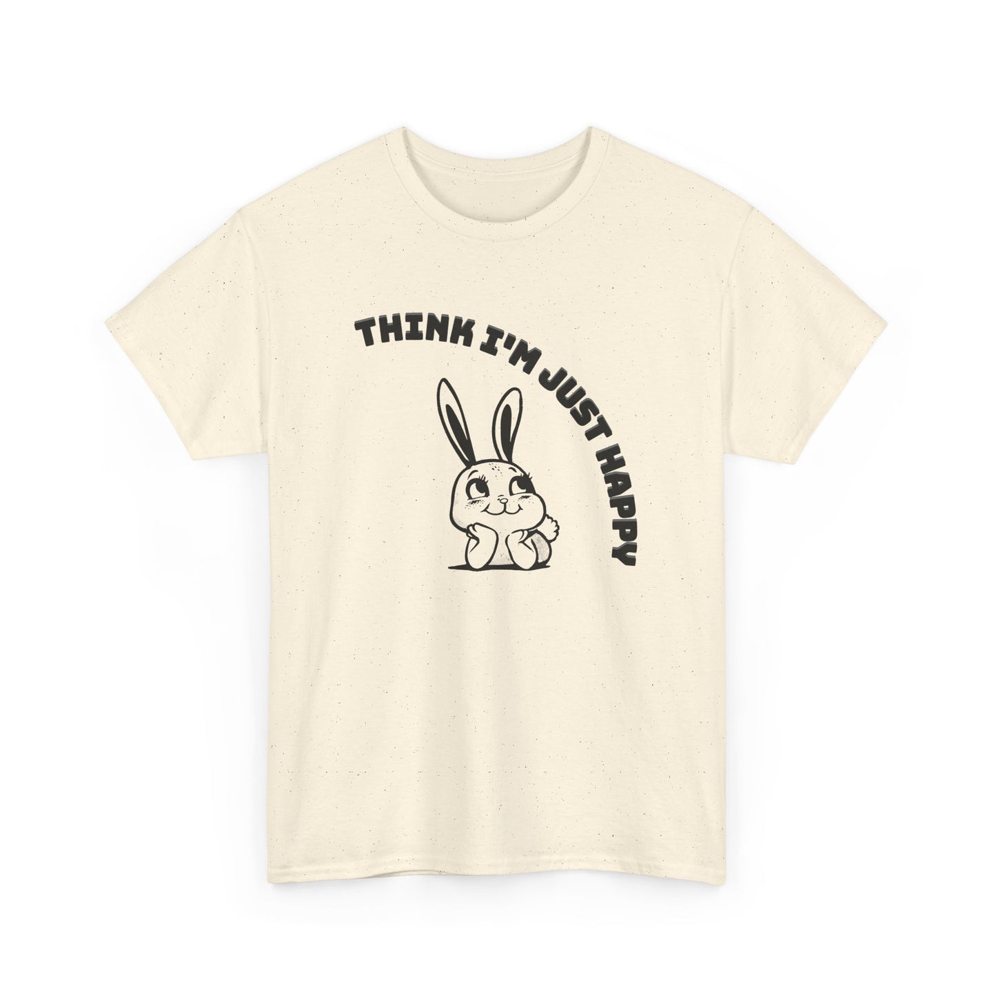 think I'm just happy nirvana song lyrics with bunny tshirt