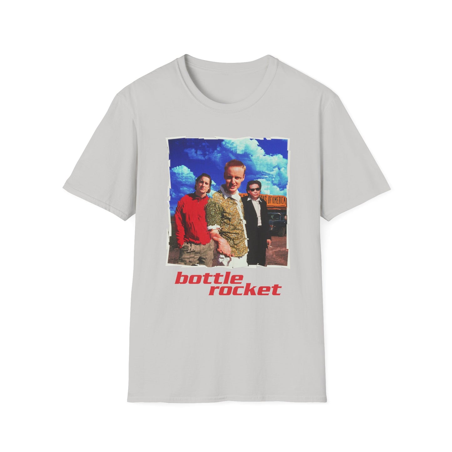 bottle rocket movie poster tshirt