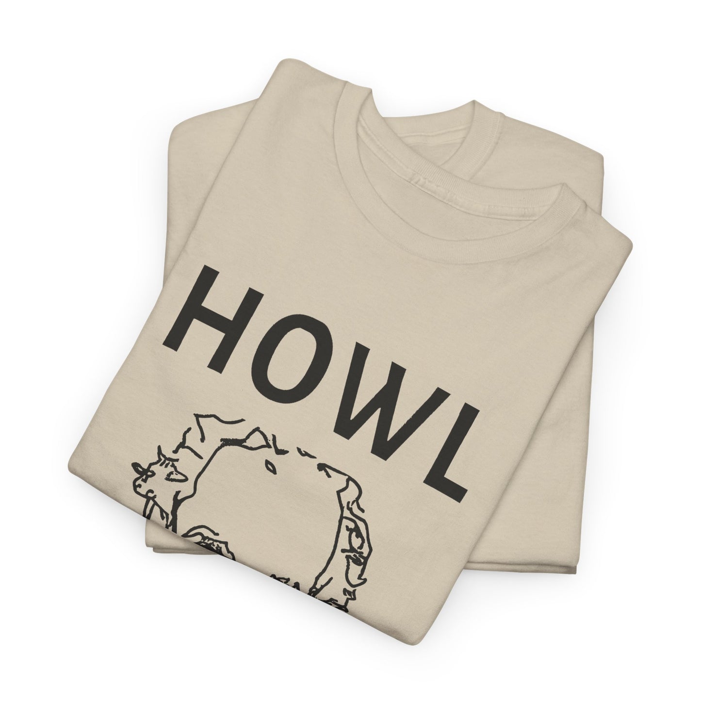 1956 book cover for howl by allen ginsberg custom edit tshirt