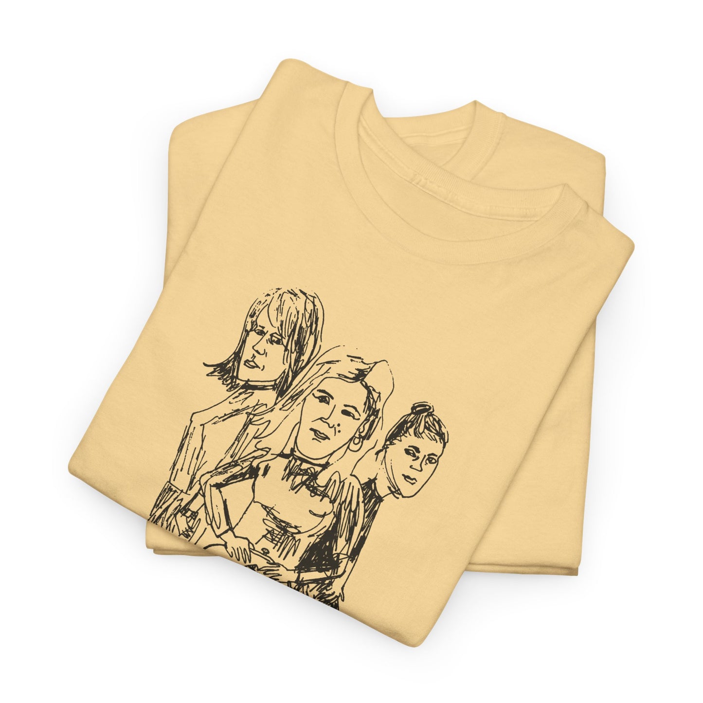 the delmonas medway garage punk fan art sketch tshirt