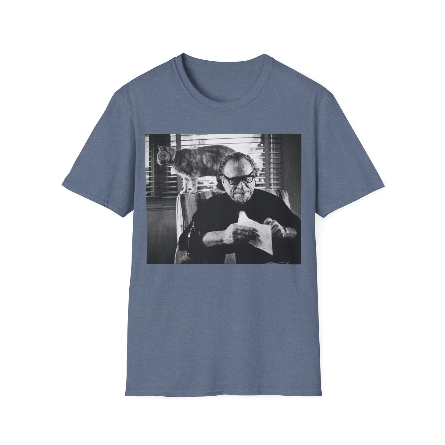 bukowski and butch the cat tshirt