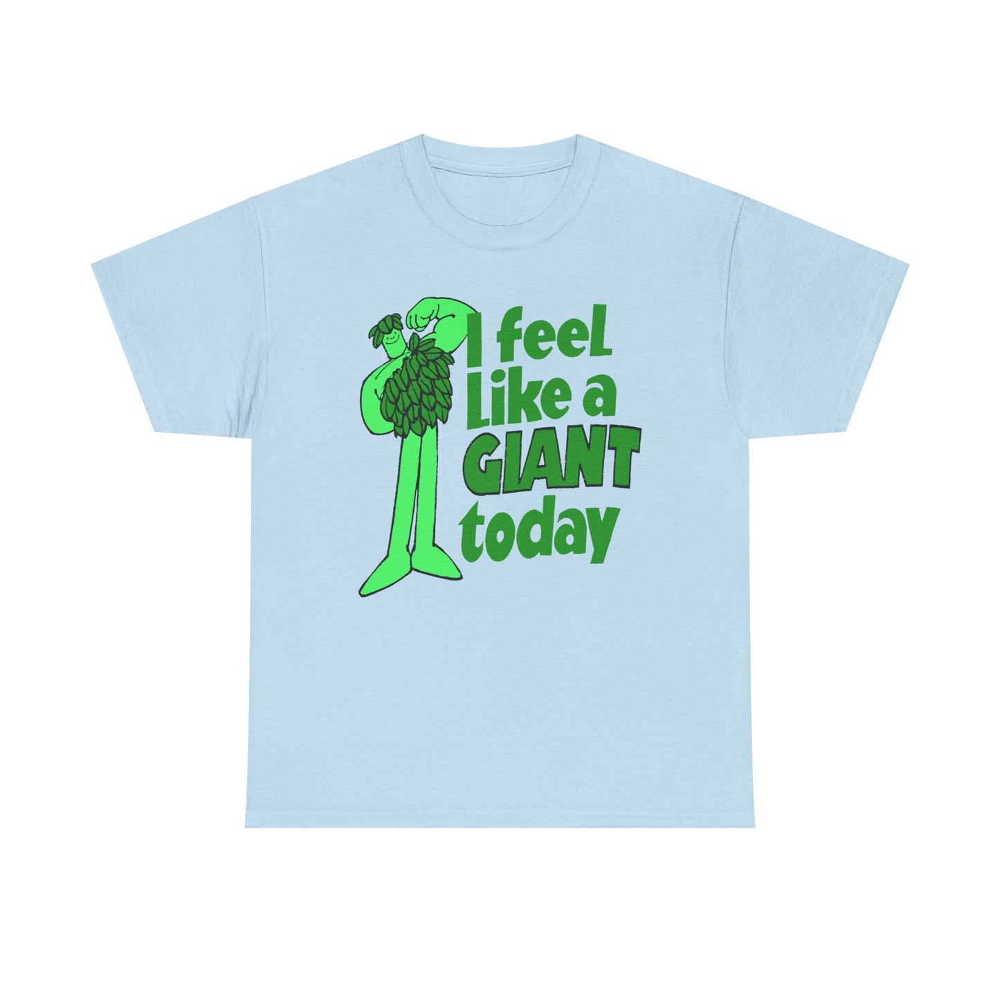 vintage green giant i feel like a giant today tshirt