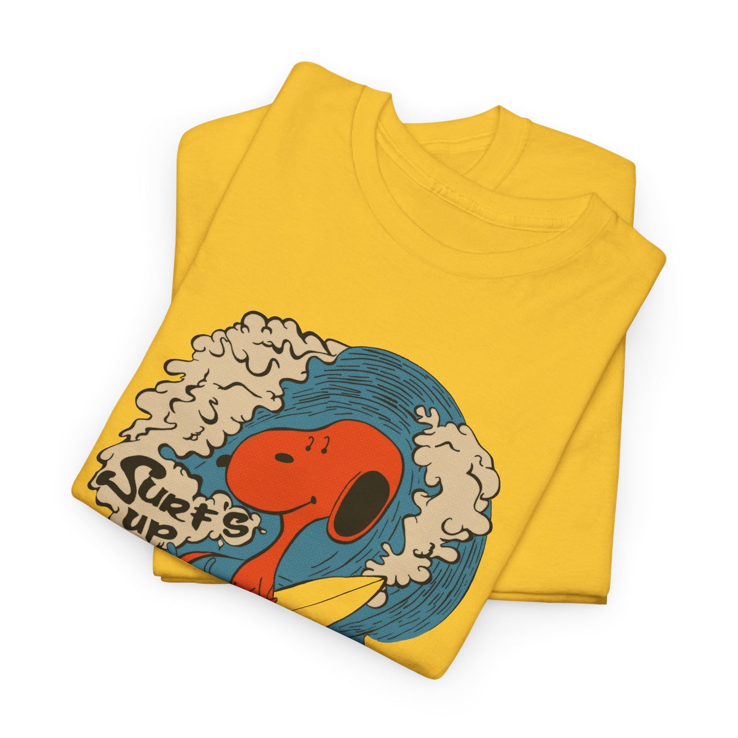 surf's up creep dog vintage graphic reproduction tshirt