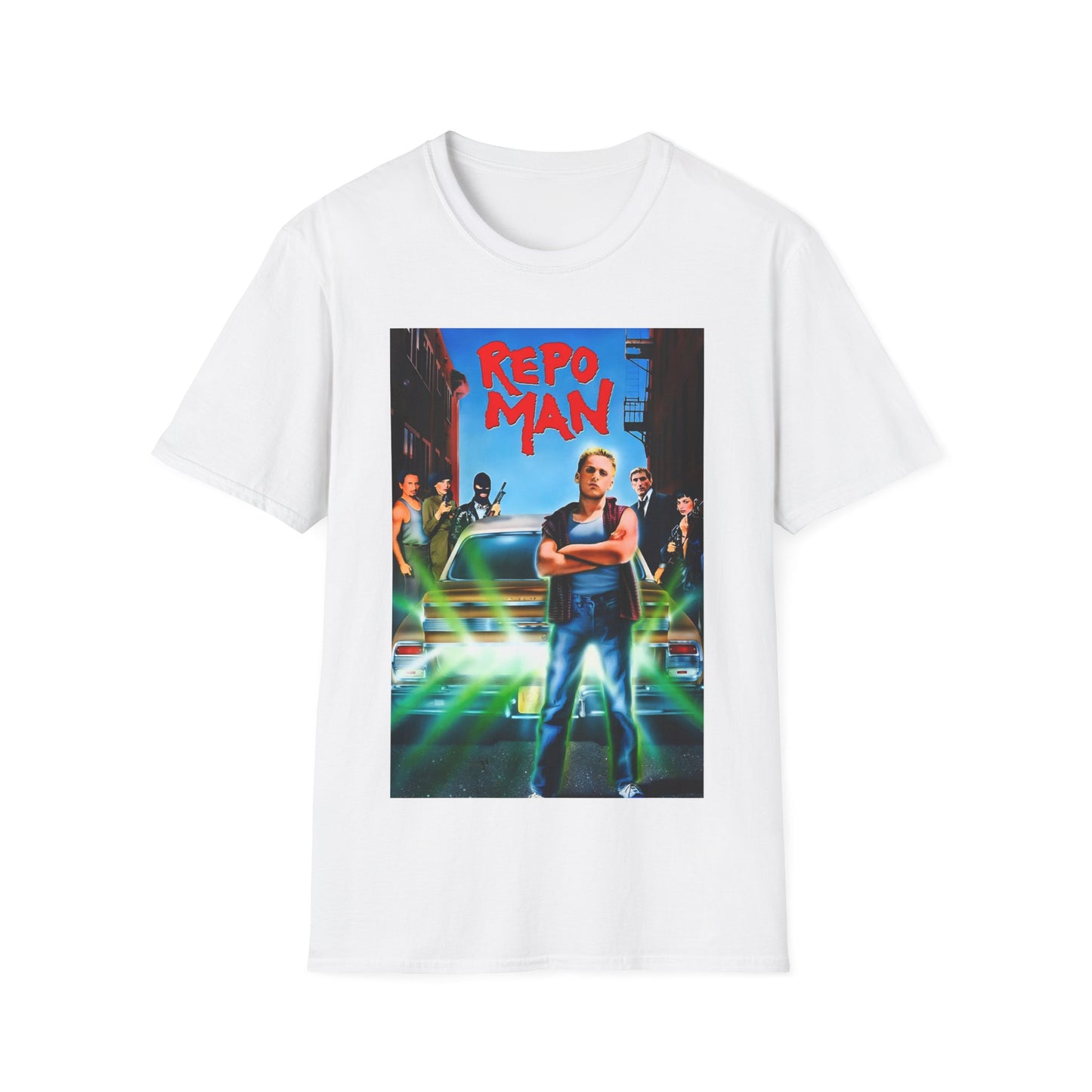 1984 repo man movie poster tshirt