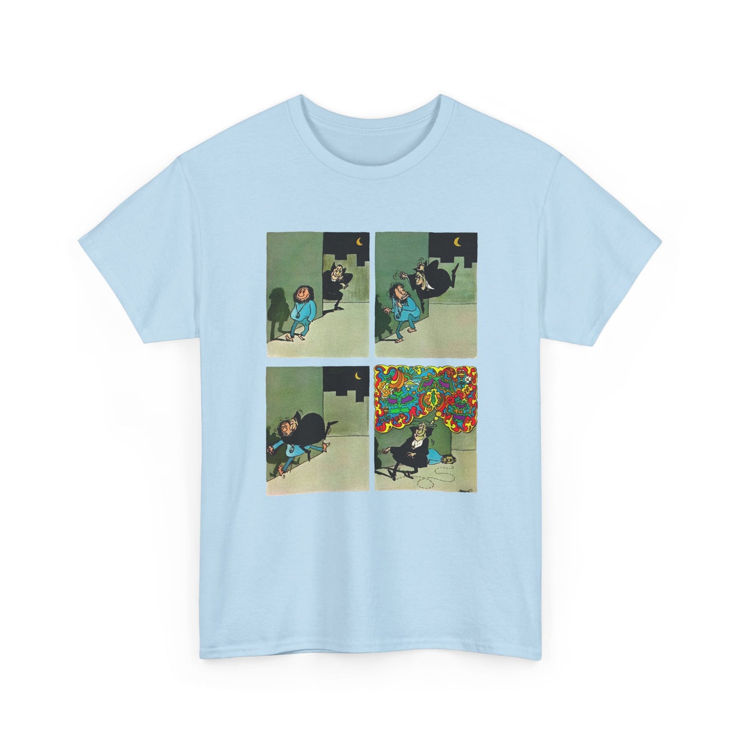 1970 comic the vampire by sergio aragones reproduction tshirt