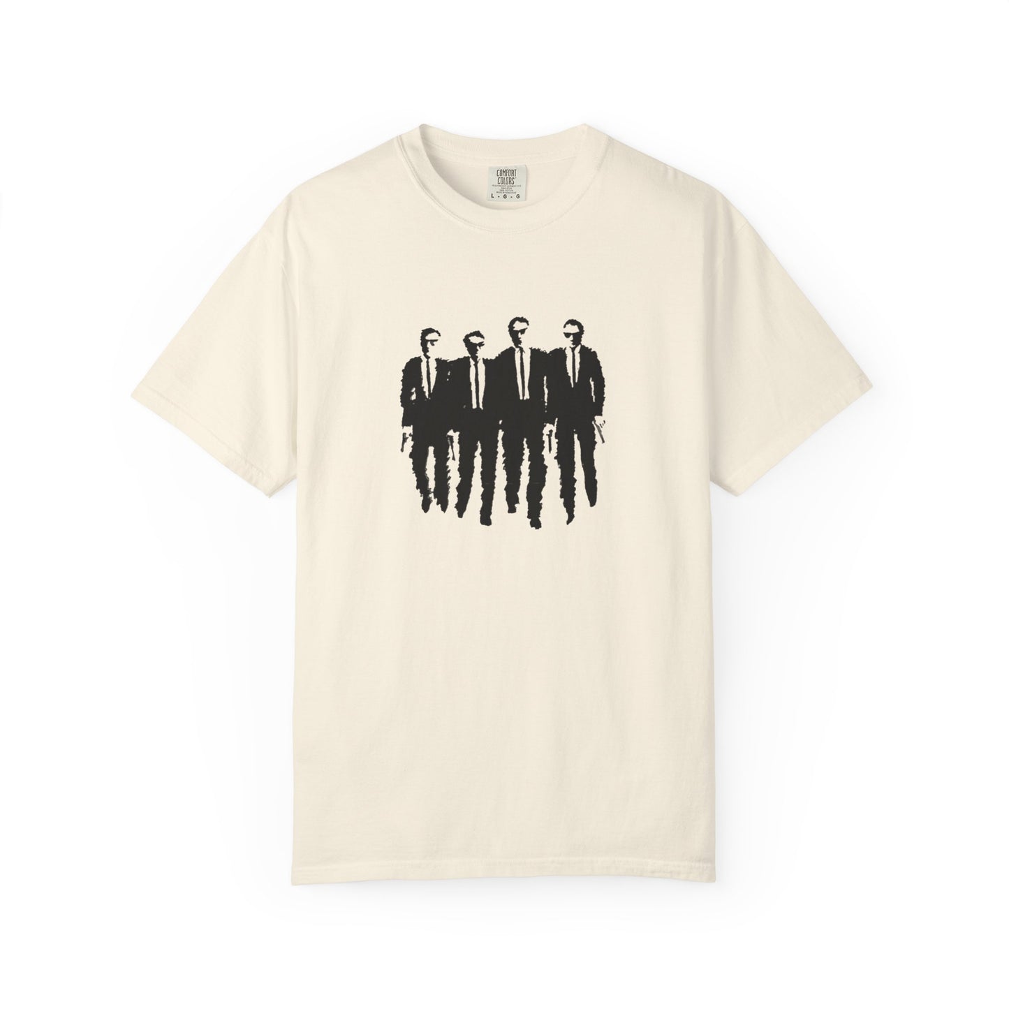 reservoir dogs vhs cover graphic tshirt on comfort colors