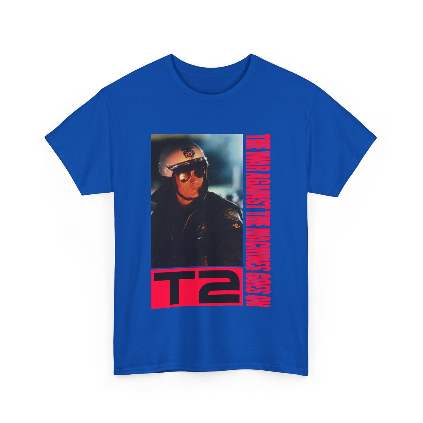 terminator 2 custom fan art version of vintage tshirt