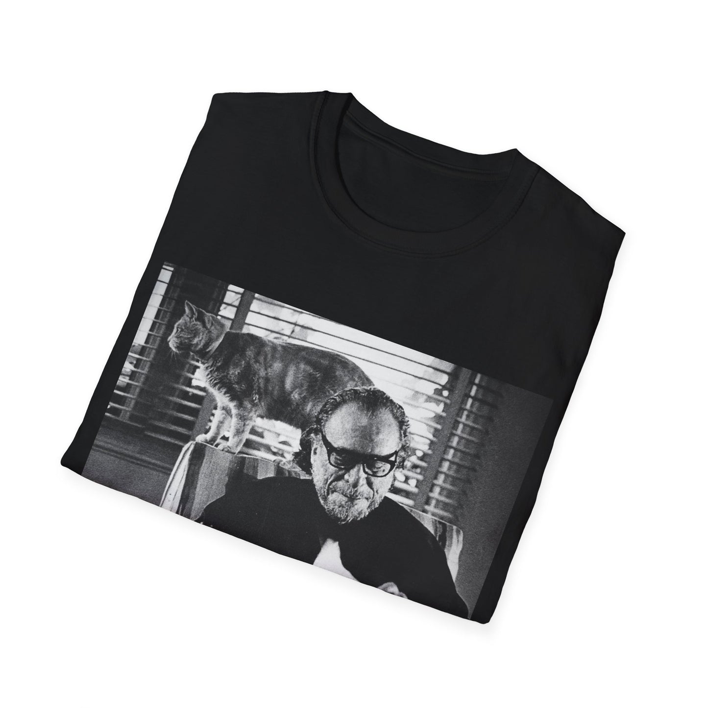 bukowski and butch the cat tshirt