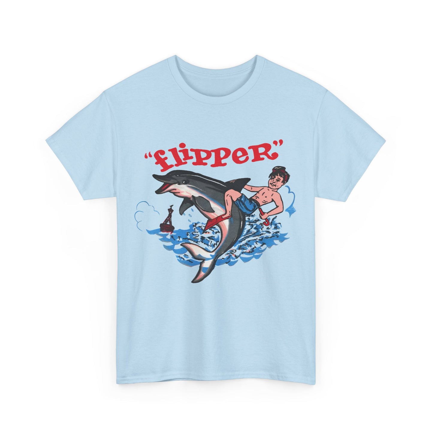 1960s miami seaquarium flipper the dolphin vintage reproduction tshirt