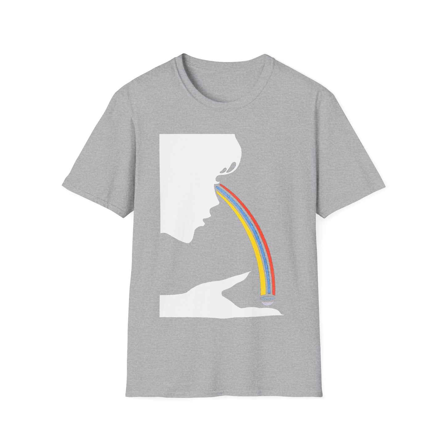 rainbow eyeball graphic tshirt