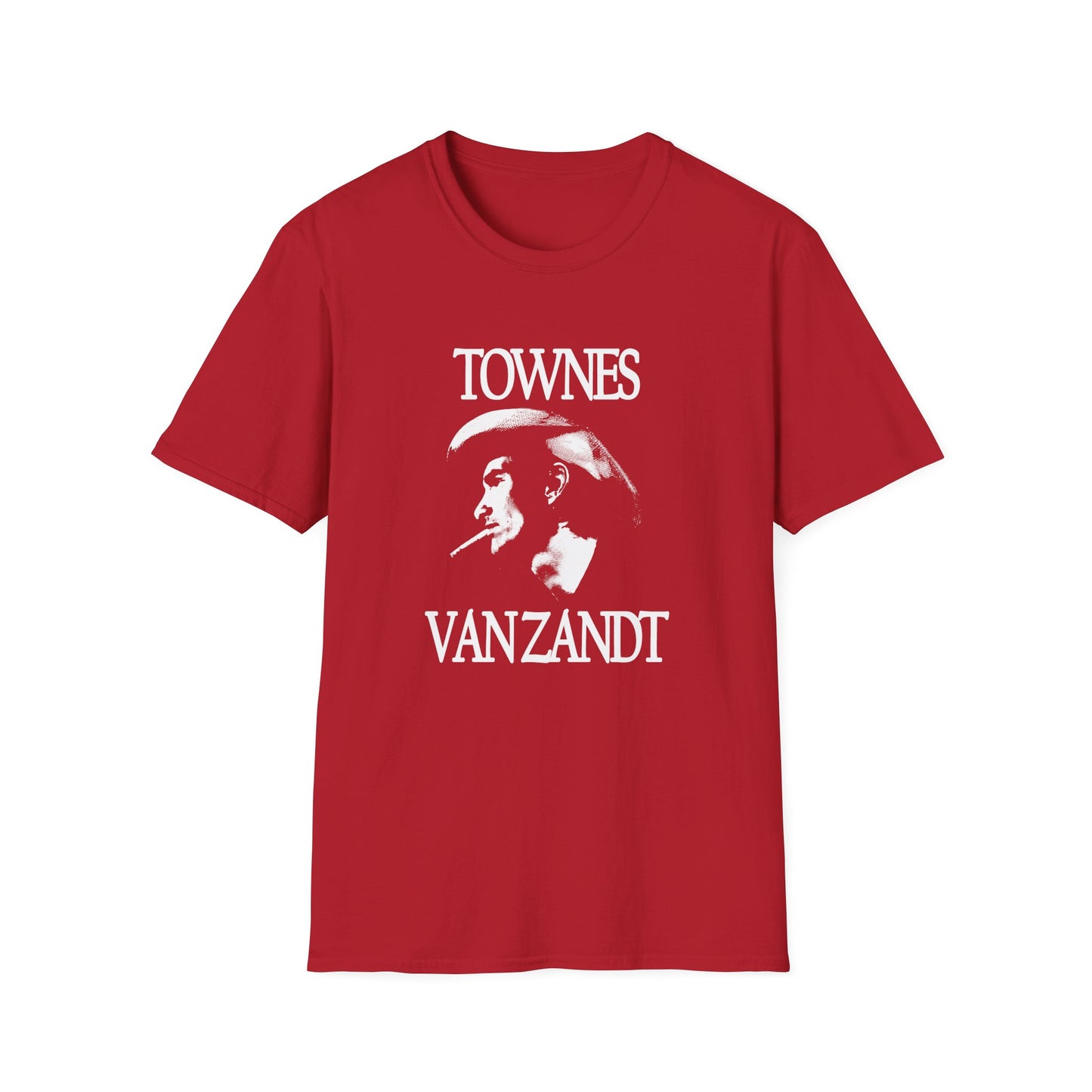 townes van zandt stencil fan art tshirt