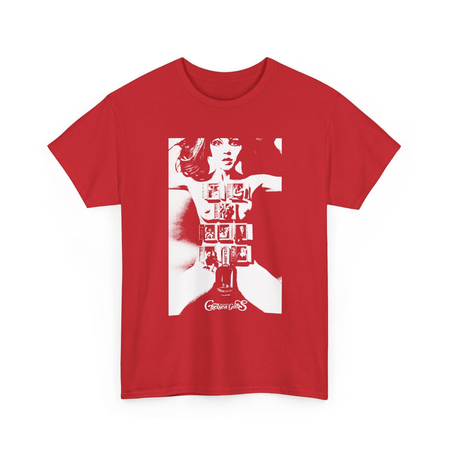 1966 experimental warhol movie chelsea girls movie poster reproduction tshirt