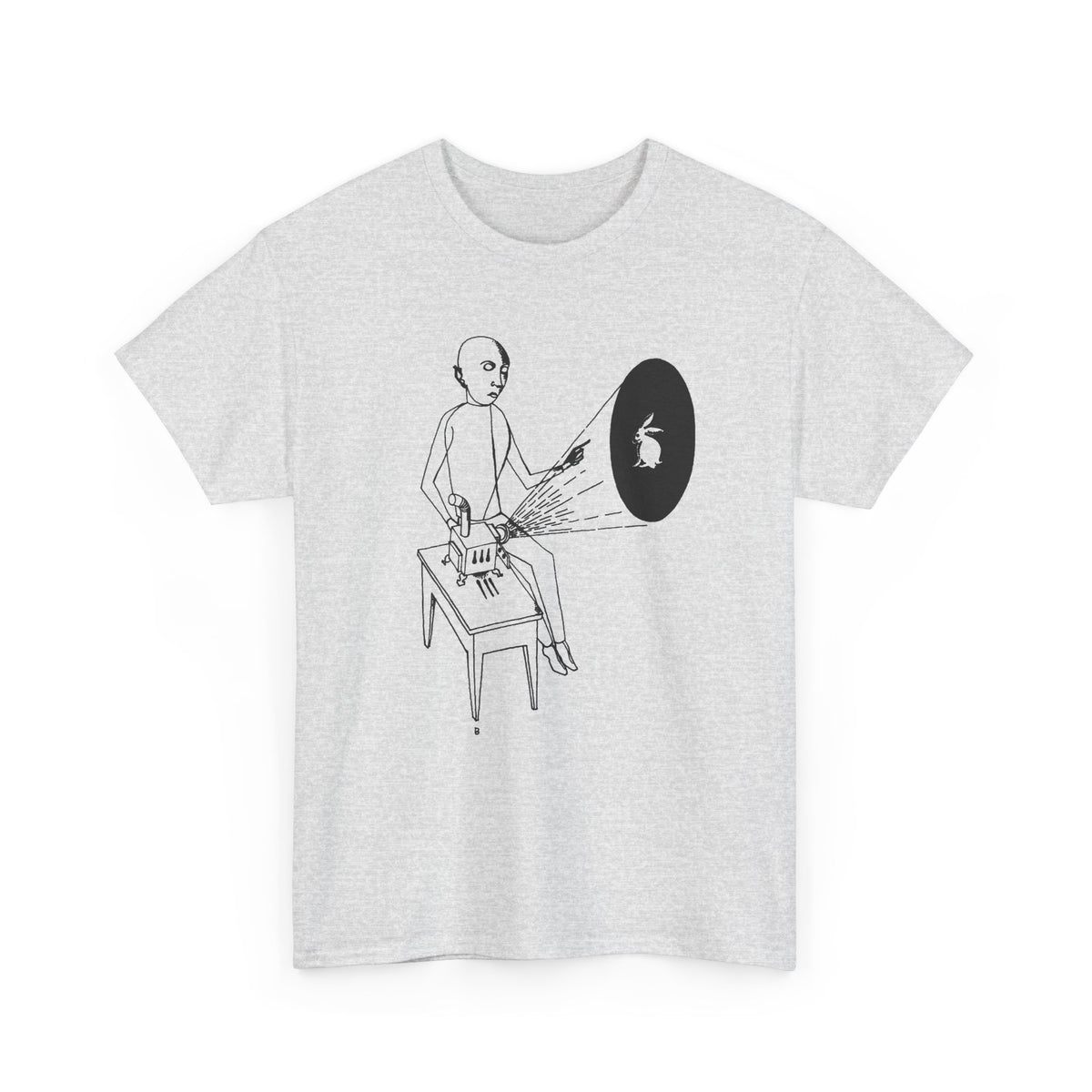 1927 laterna magica ink illustration by gottfried brockmann tshirt