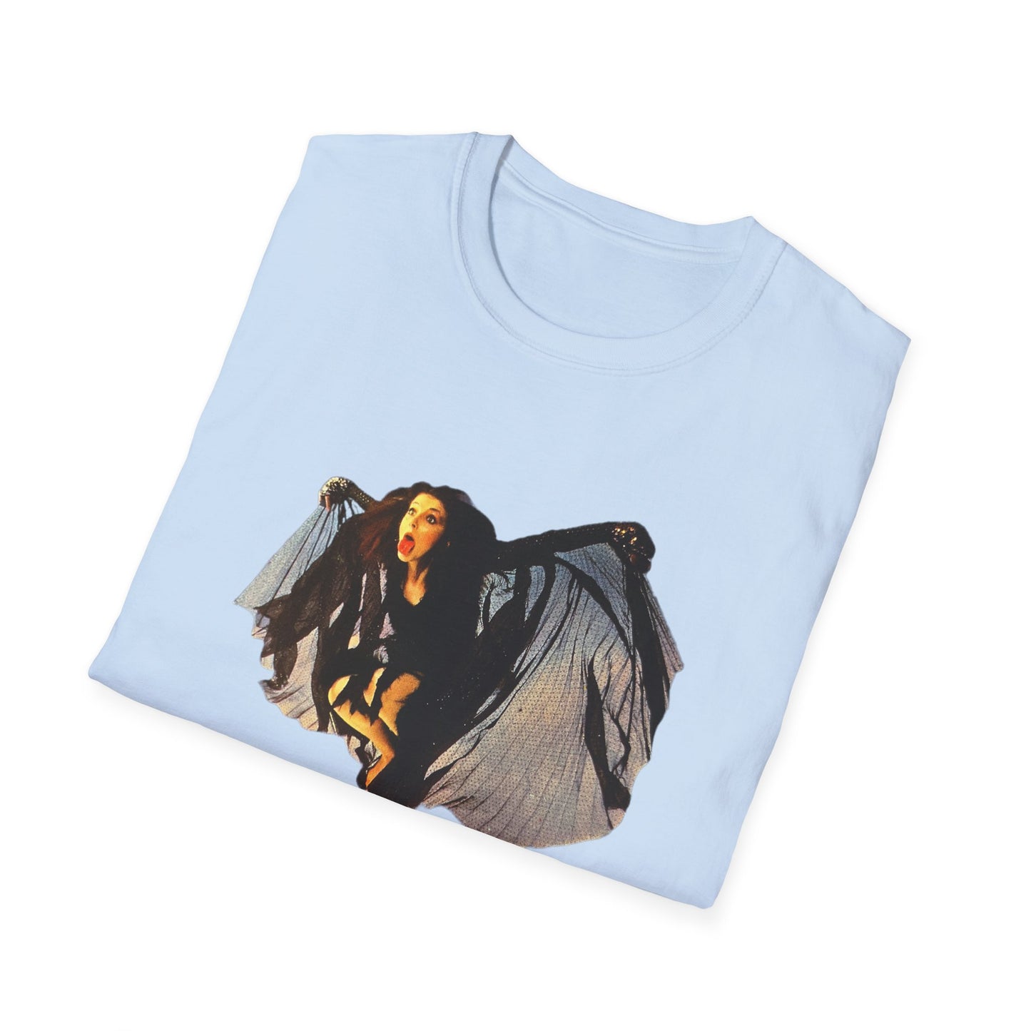 kate bush as a bat on never for ever tshirt