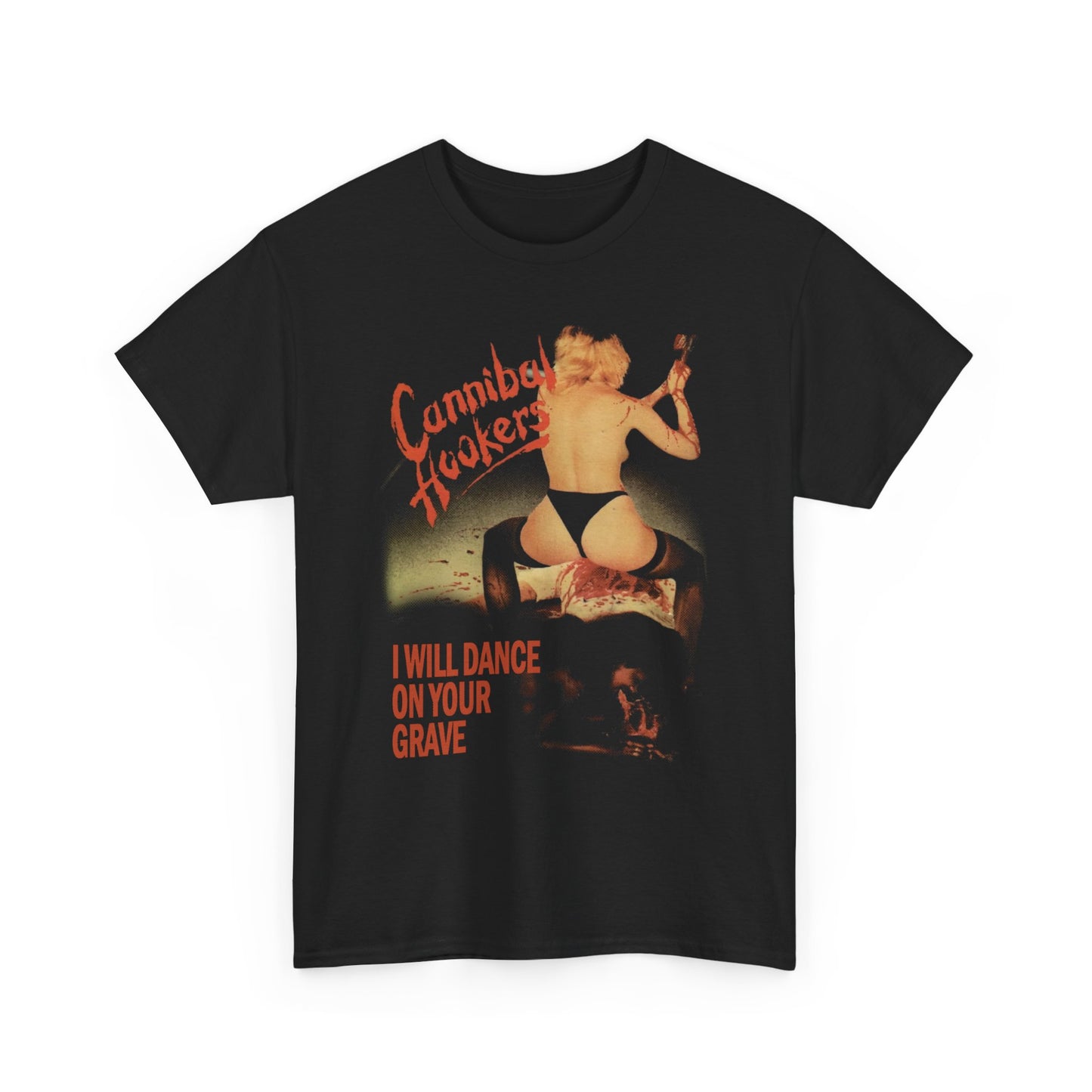 1987 cannibal hookers movie poster custom reproduction tshirt