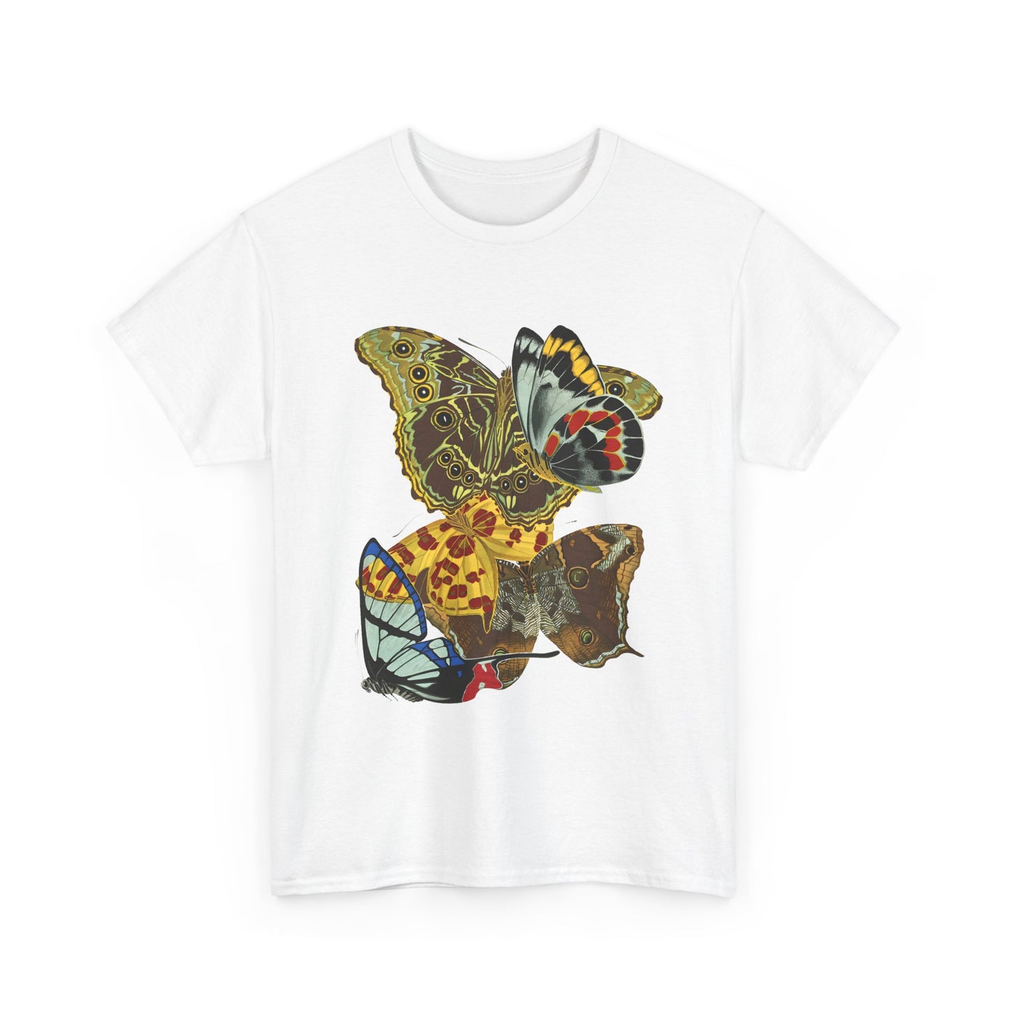 1925 papillons butterfly illustration by emile allain seguy tshirt
