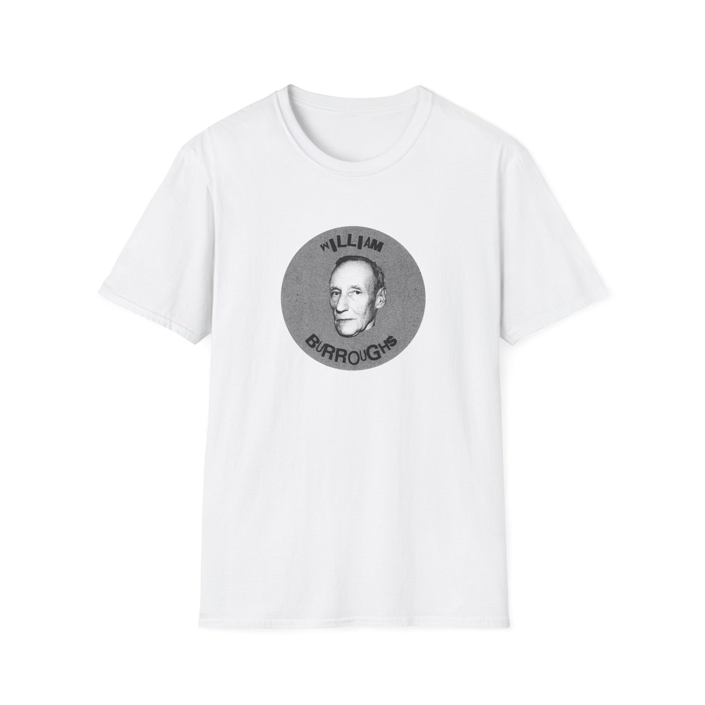 william burroughs fan art logo tshirt