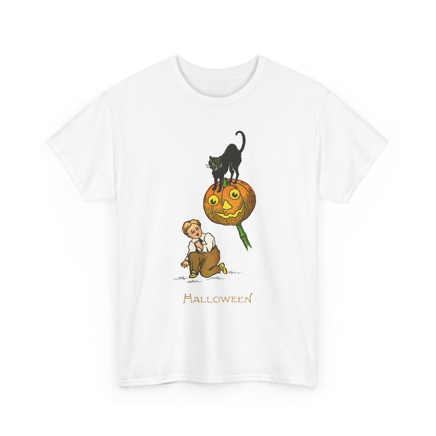 vintage halloween postcard reproduction tshirt