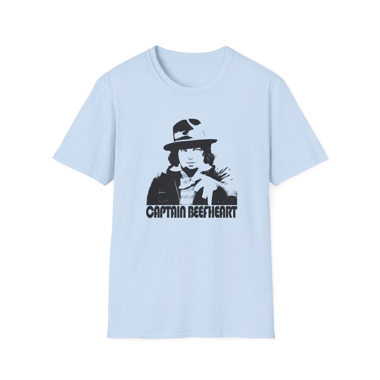 captain beefheart without the trout mask black stencil tshirt