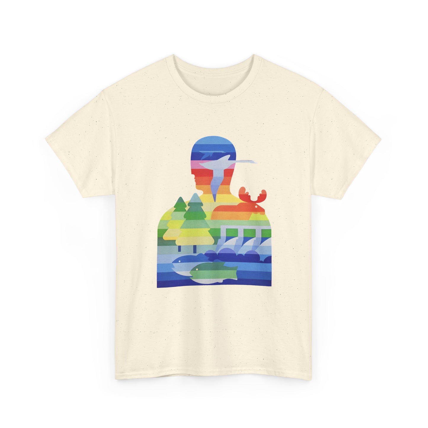 1970s environment and climate change canada graphic reproduction tshirt