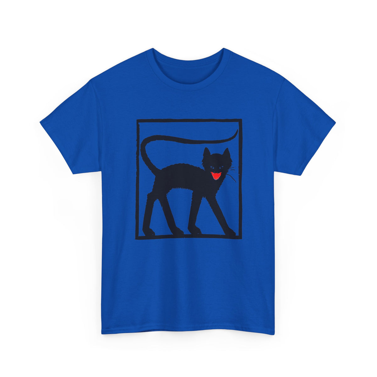 1925 black cat woodcut print by wiktoria gorynska tshirt