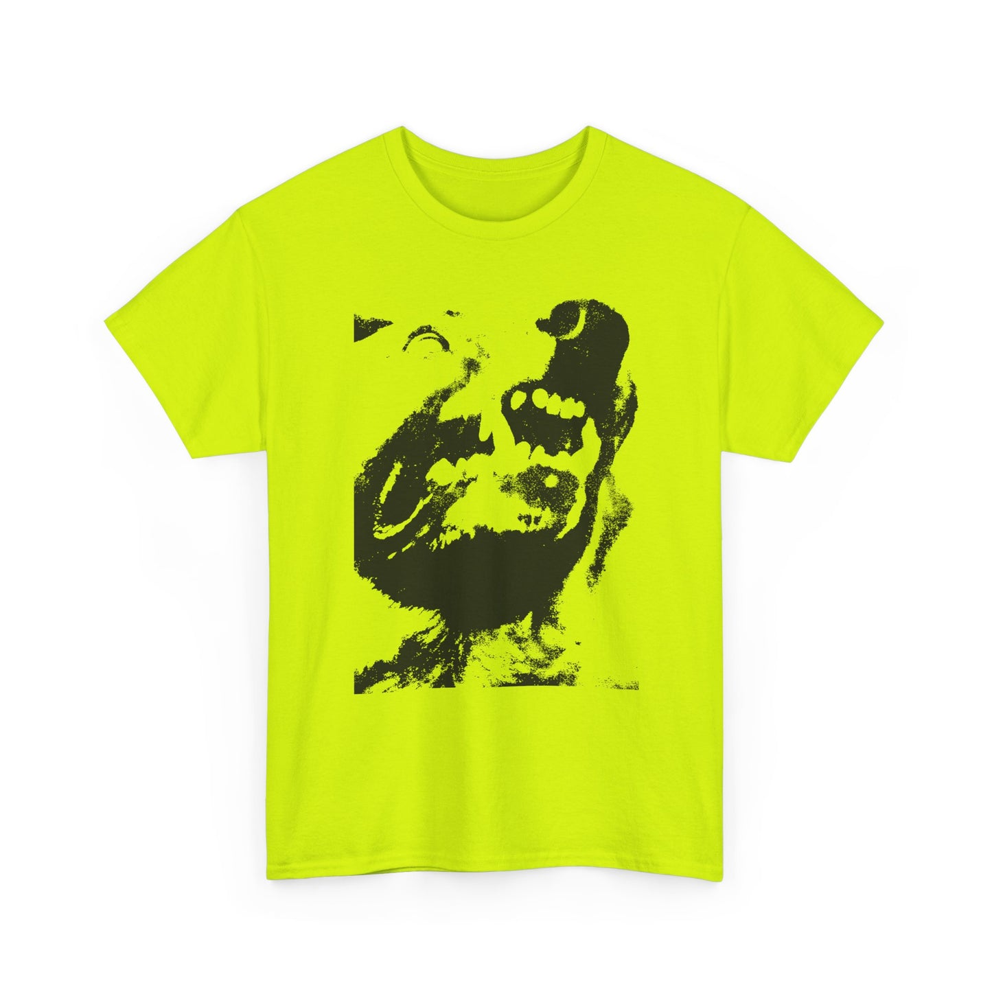angry dog snarling tshirt