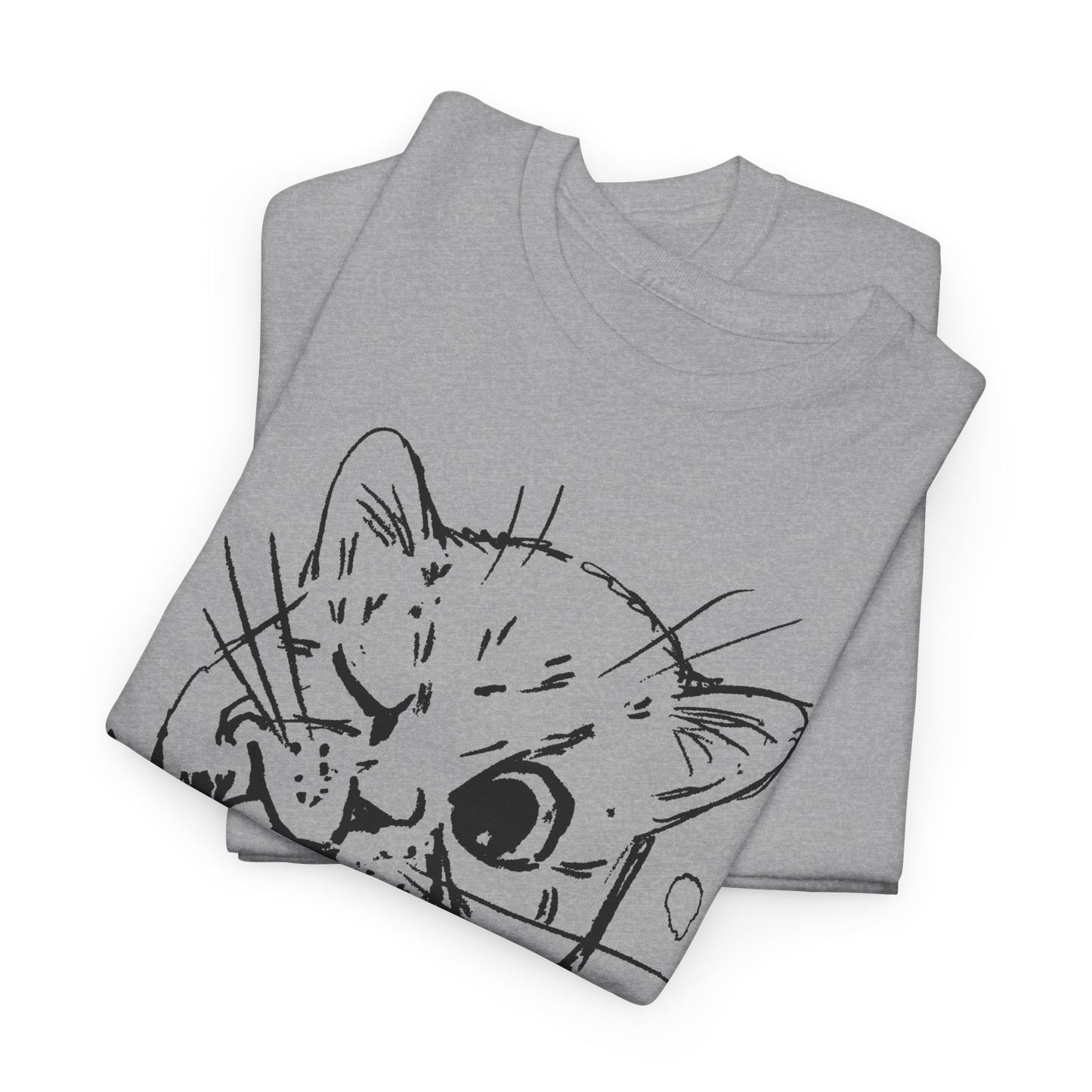rare louis wain cat sketch custom edit tshirt