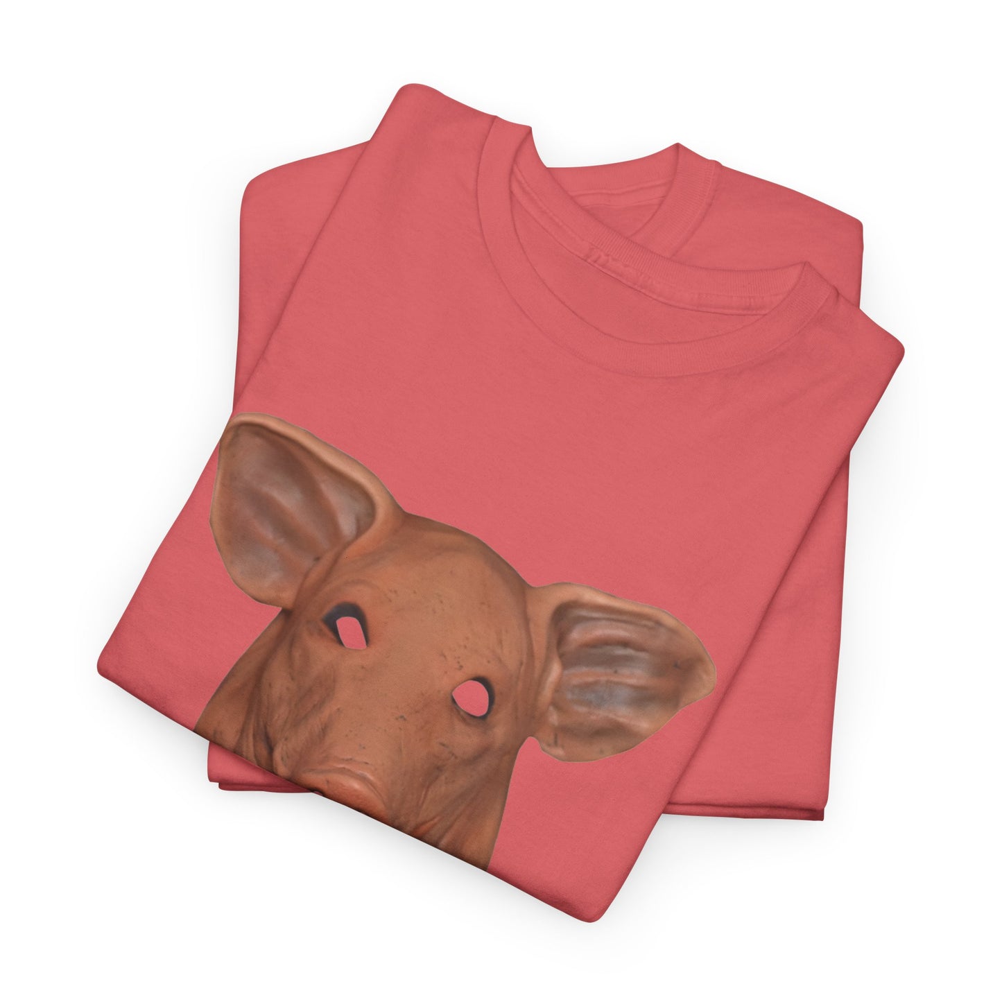 creepy pig mask tshirt