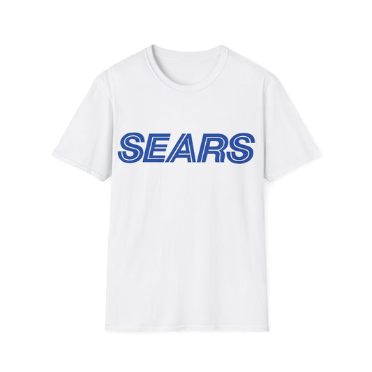 cool retro style sears with logo interesting cult classic style weird liminal space aesthetic ridiculous defunct department stores tshirt