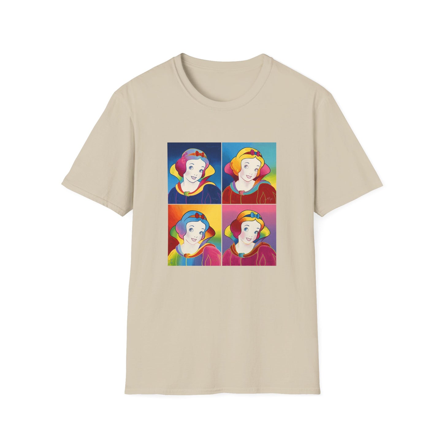 1996 psychedelic snow white pop culture art by peter max tshirt