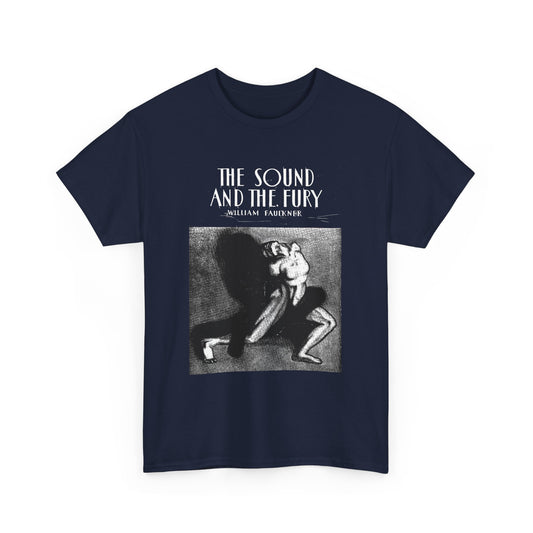 1929 the sound and the fury by william faulkner book cover edit tshirt