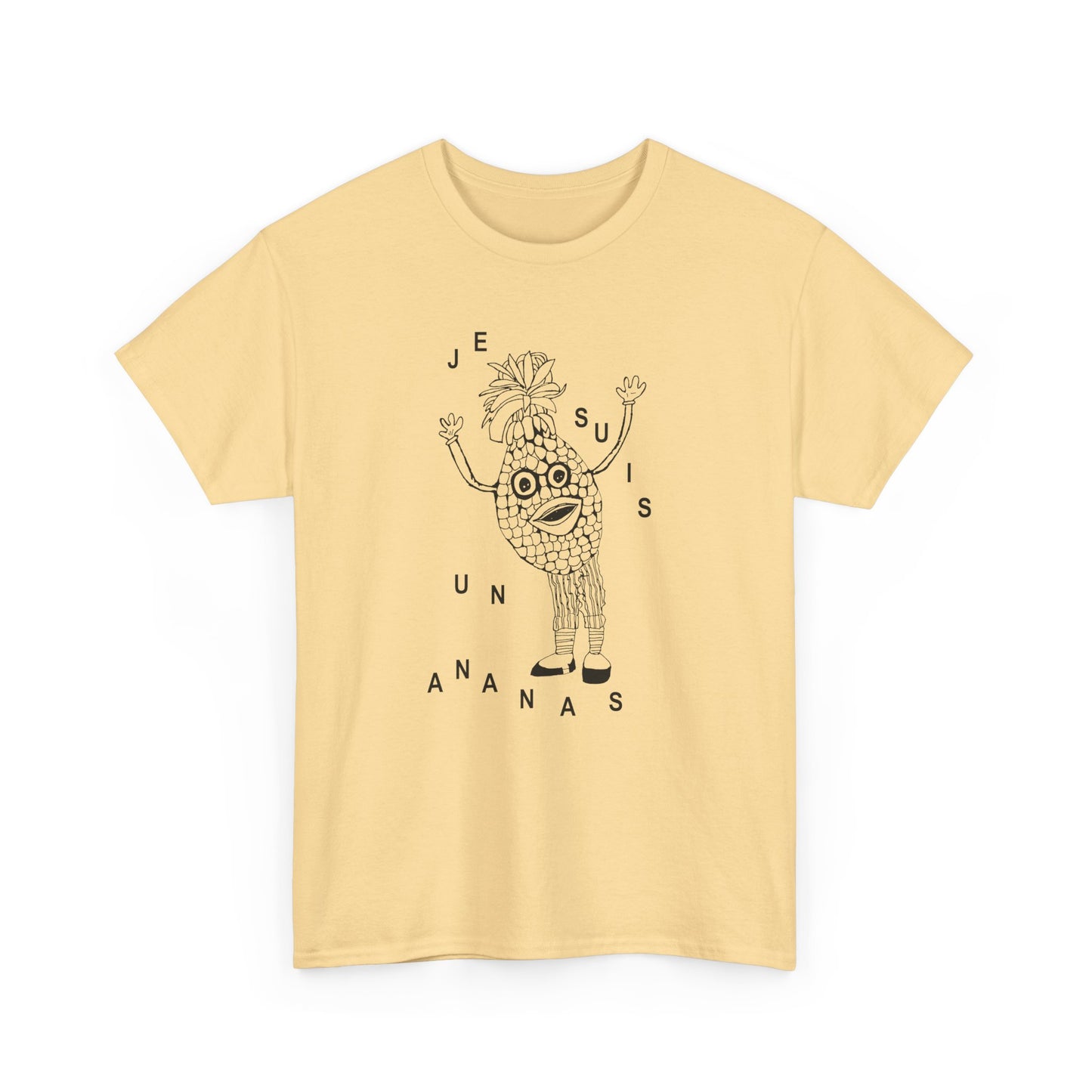 original sketch je suis un ananas téléfrançais! (i am a pineapple) tshirt