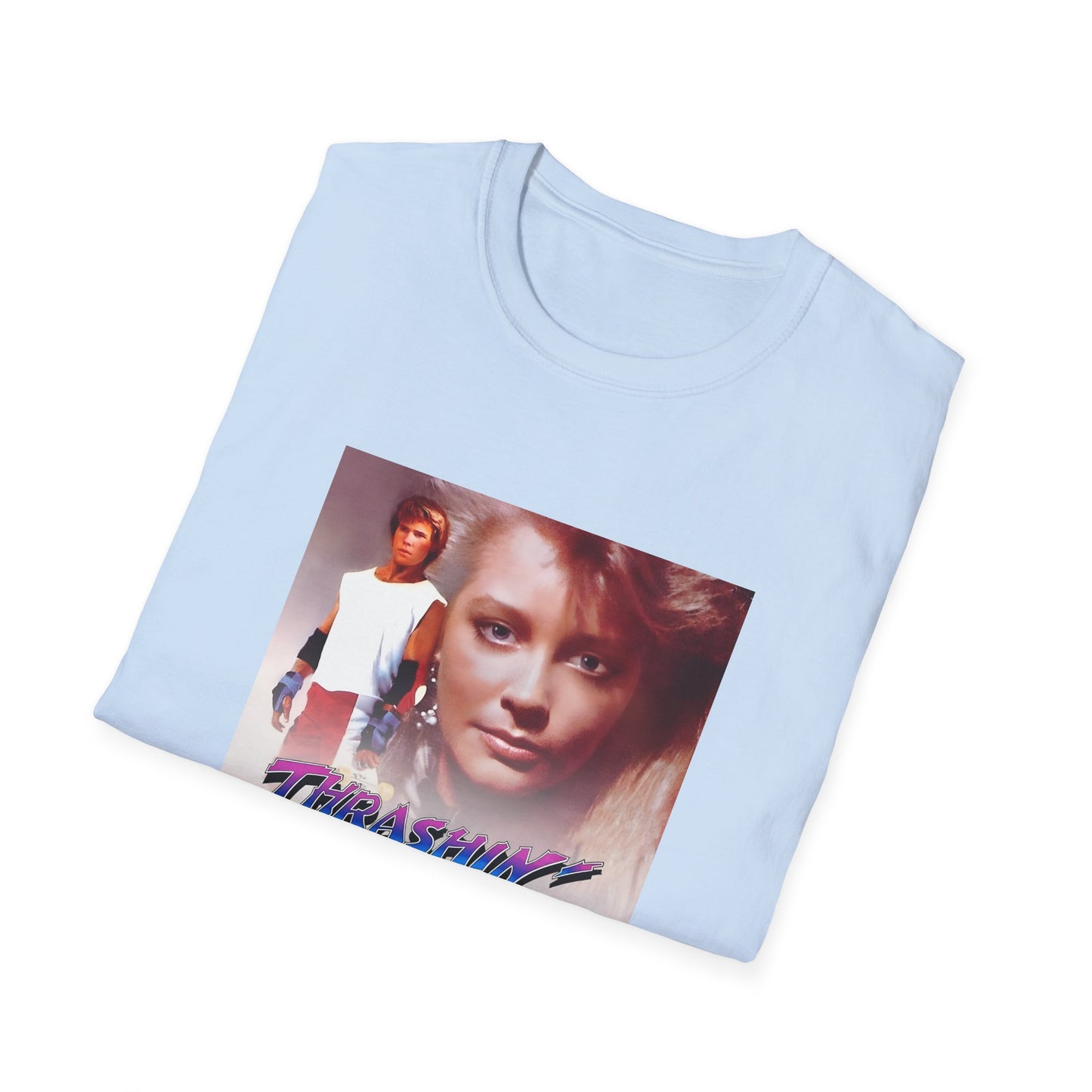 thrashin' 1986 skateboarding movie poster tshirt