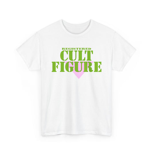 registered cult figure as worn by brian eno in 1974 custom color edit tshirt