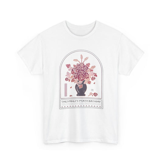 1977 david lance goines chez panisse fourth birthday reproduction poster tshirt