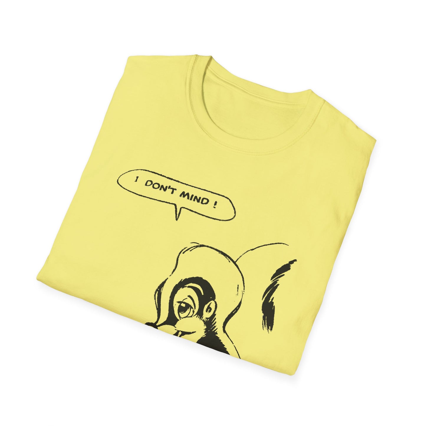 i don't mind cartoon skunk from old comic book tshirt