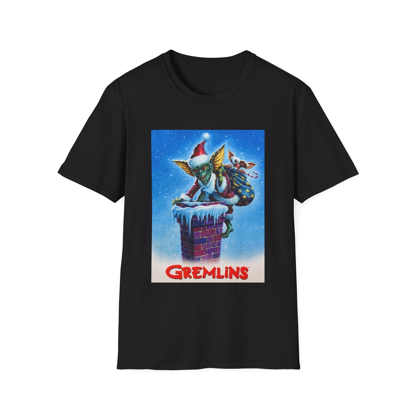 1984 gremlins christmas advertisement tshirt