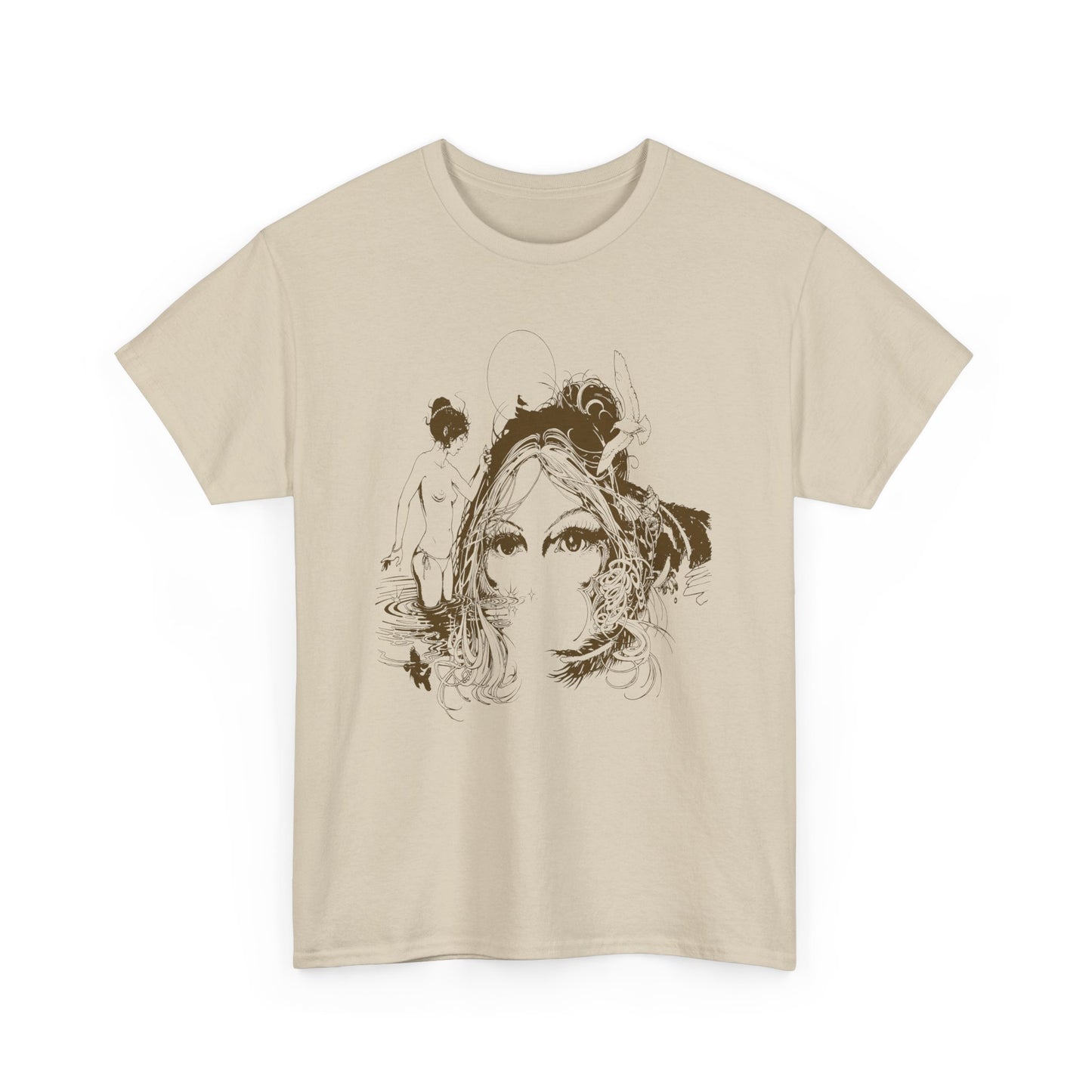 1970s whimsical illustration by bill ogden tshirt