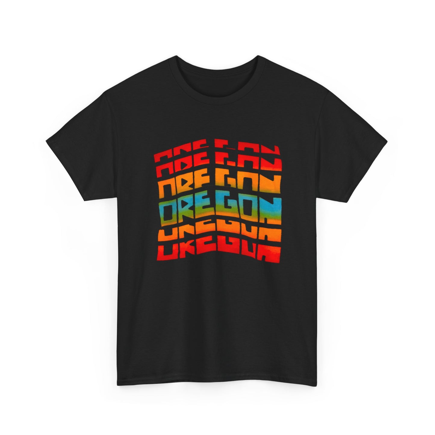 1970s oregon graphic reproduction tshirt