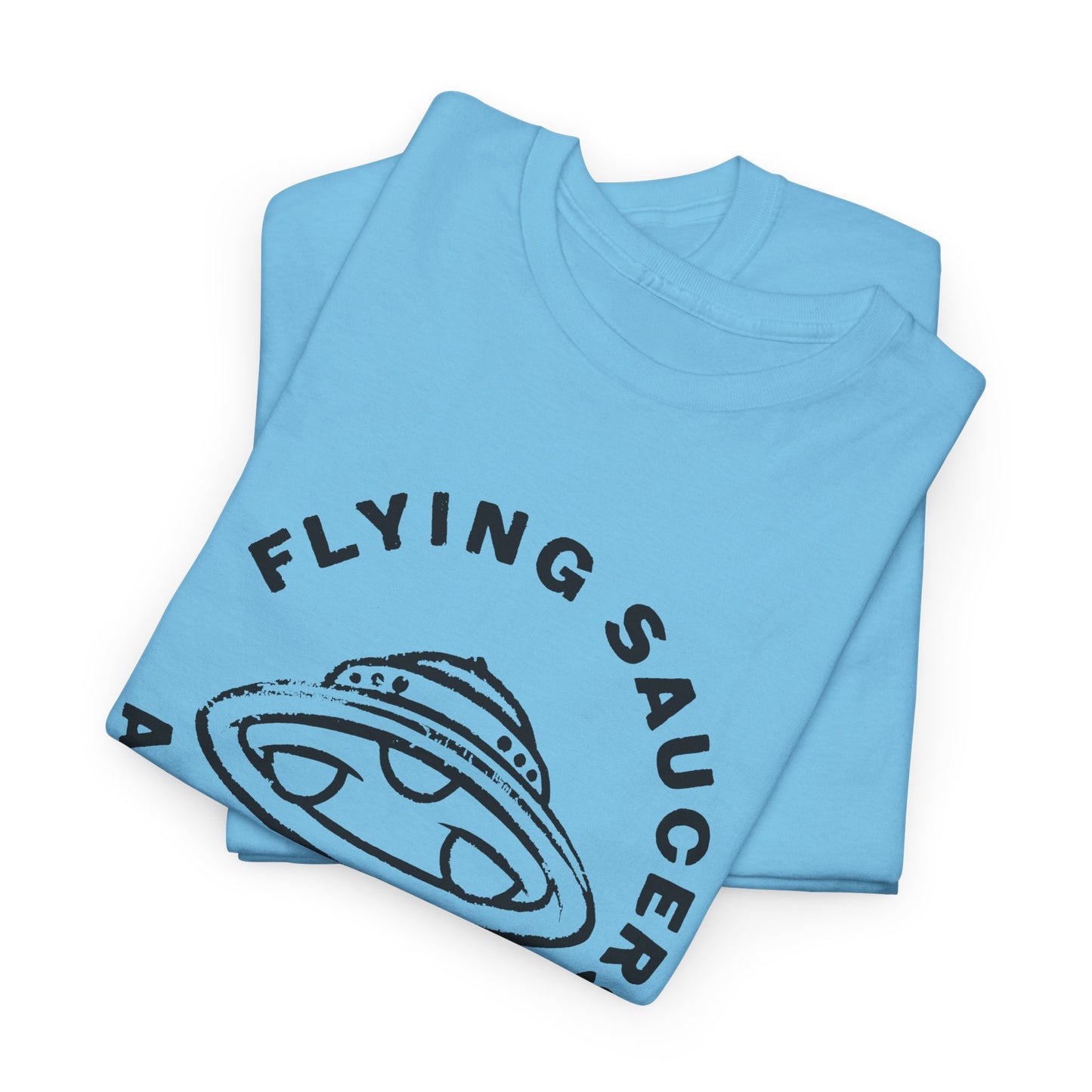 flying saucers are real! vintage style image tshirt