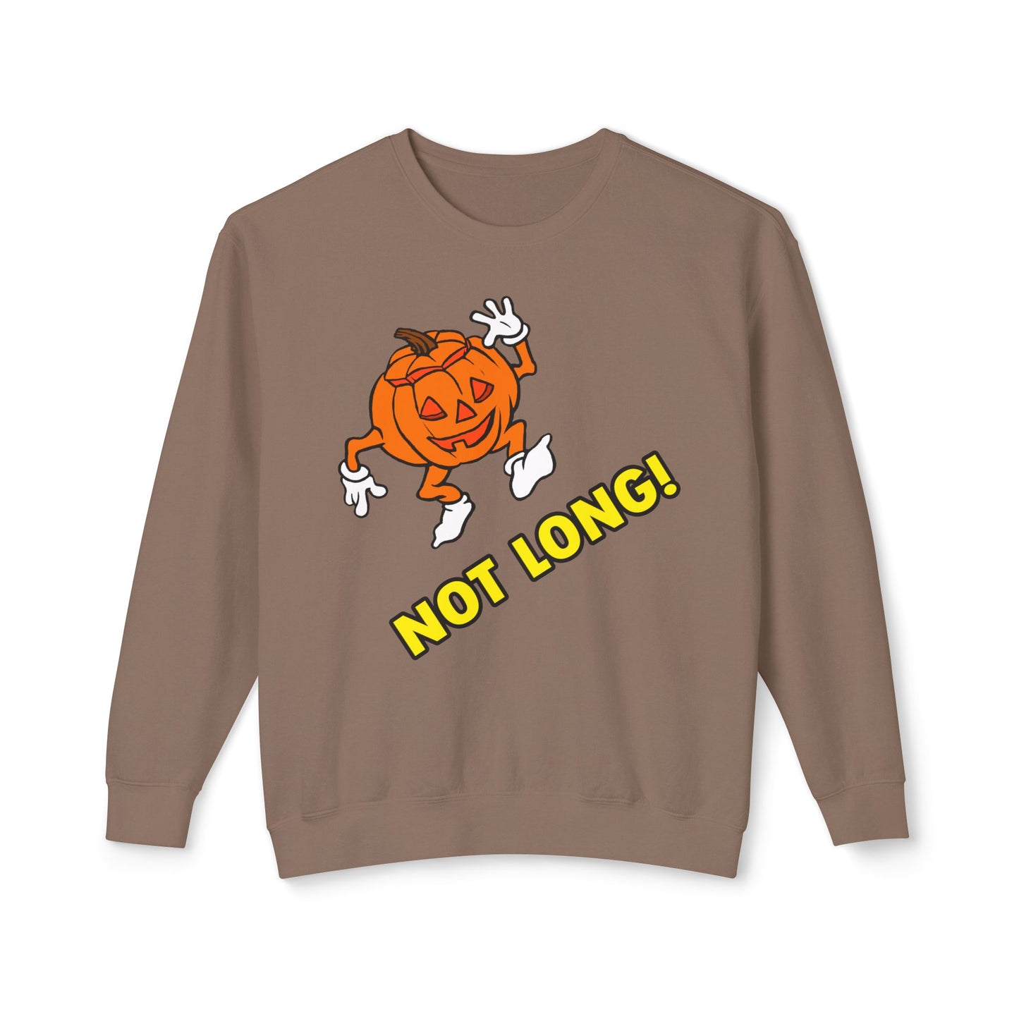 old tv commercial halloween pumpking guy not long custom reproduction 100% cotton sweatshirt