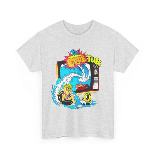 1980s boob tube surf style tv reproduction tshirt