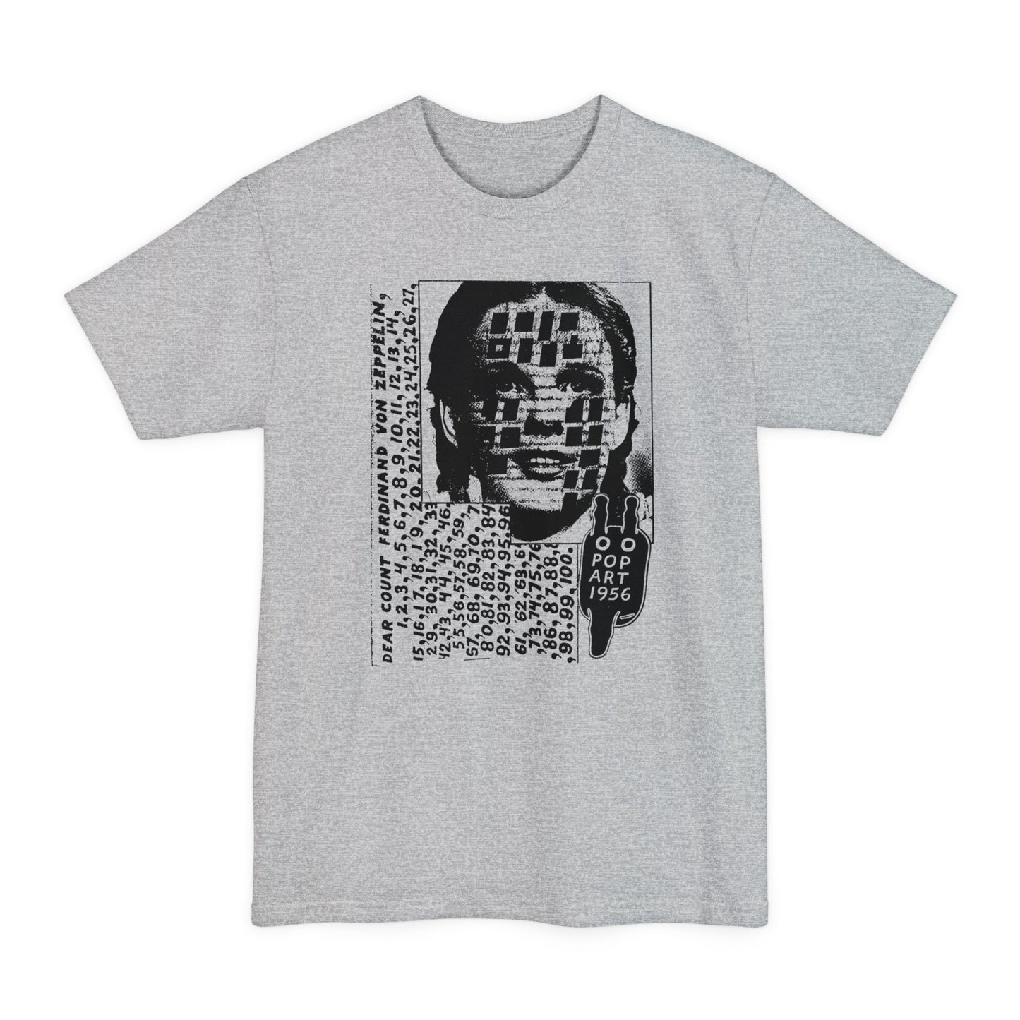 oversized dorothy gale mail pop art by ray johnson reproduction unisex tall beefy tshirt