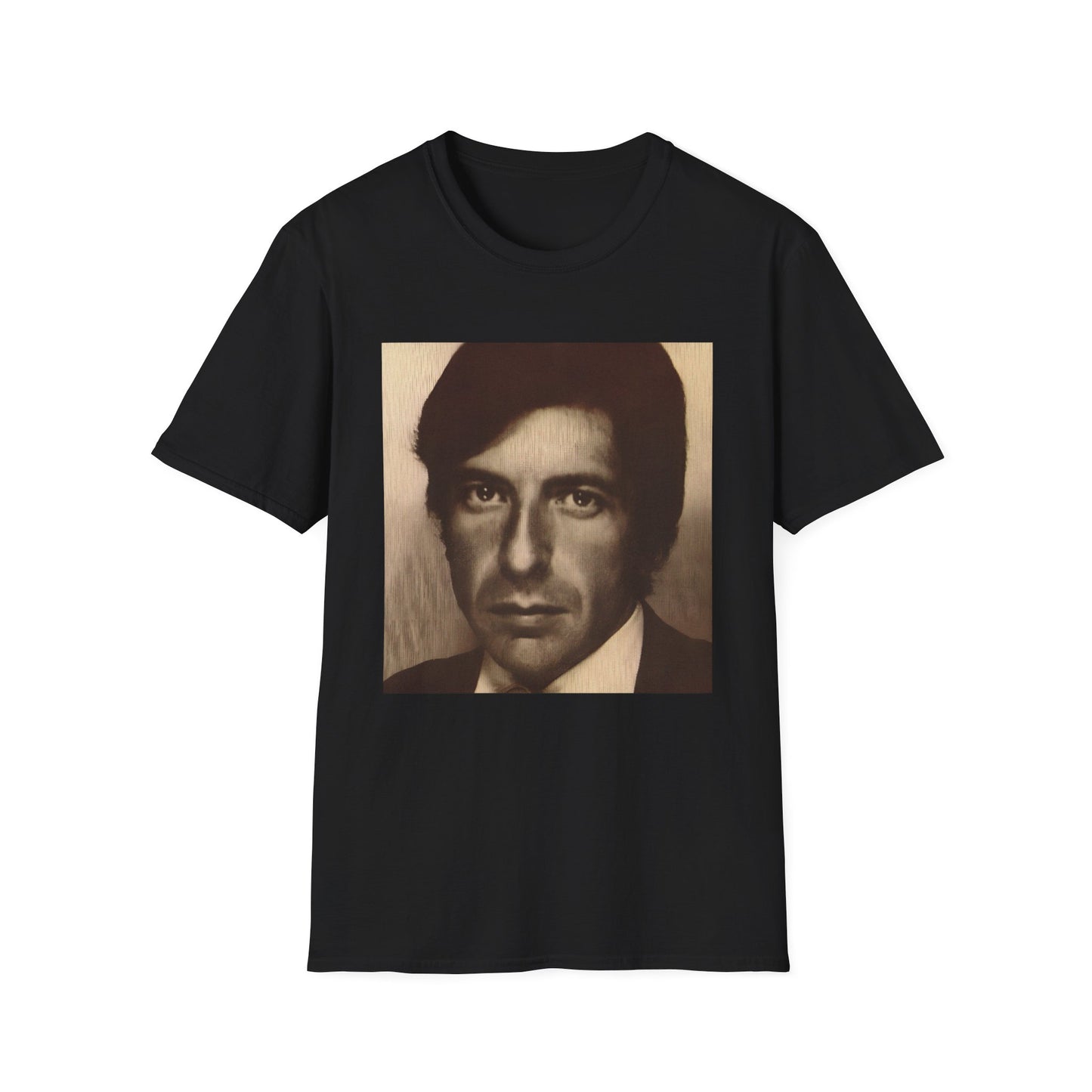 songs of leonard cohen 1968 album no lettering tshirt