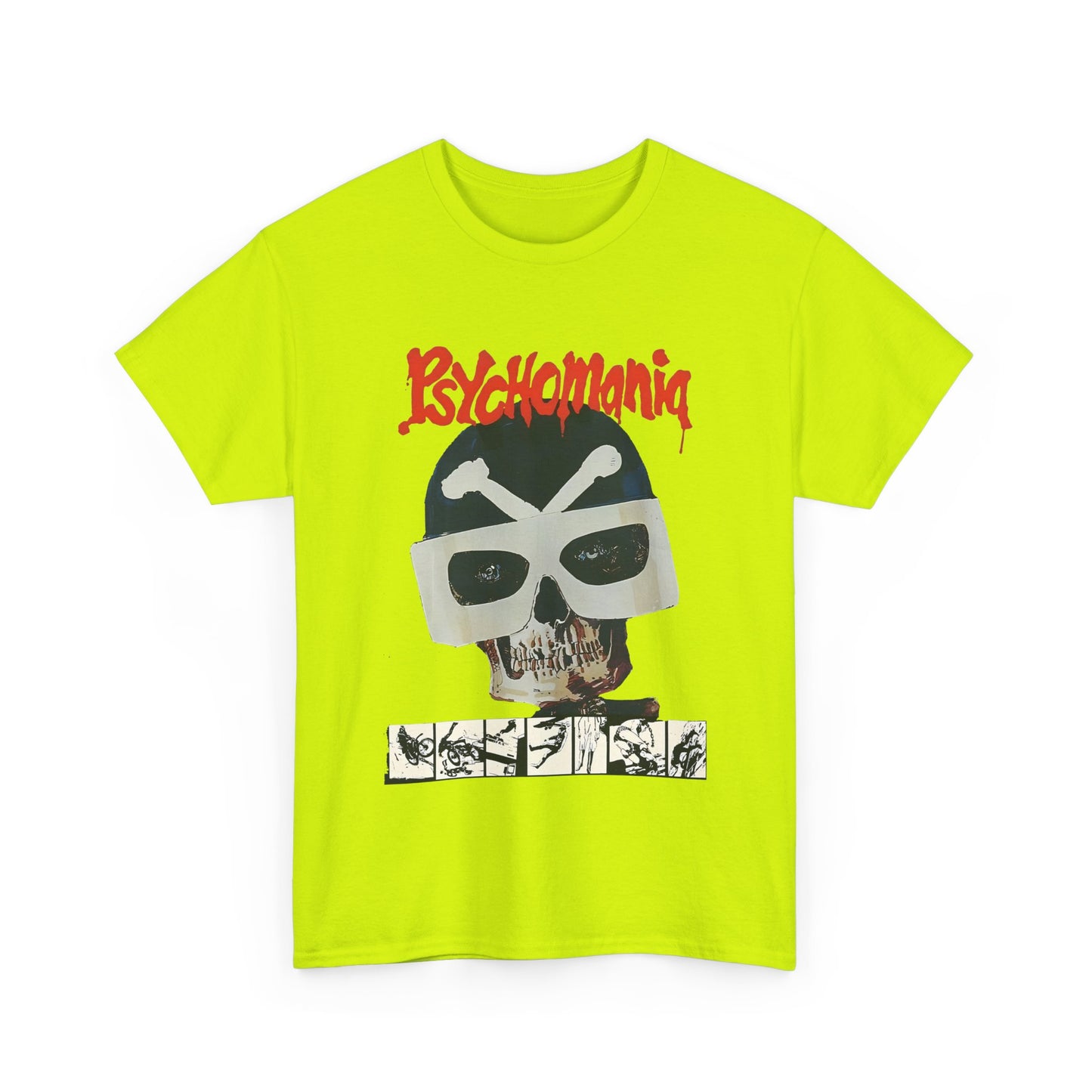 1973 psychomania movie poster no lettering tshirt